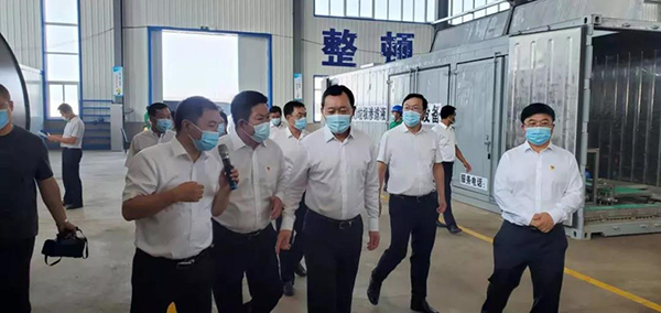 朝阳市委副书记、市长谢卫东莅临一诺环保产业园考察并指导工作