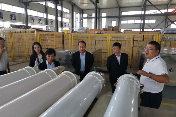 陕西航天建设集团有限公司总经理、党委副书记谢明娟率队赴辽宁一诺环保产业集团开展考察调研工作