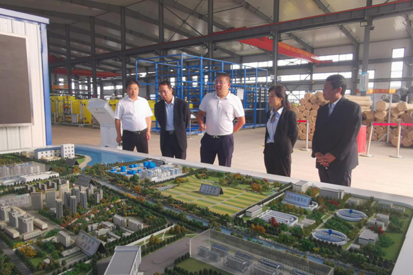 陕西航天建设集团有限公司总经理、党委副书记谢明娟率队赴辽宁一诺环保产业集团开展考察调研工作